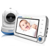 Luvion 71 Supreme Connect Digitales Babyphone mit Videofunktion, 4,3 Zoll Farbbildschirm, Dual-Modus (optional WiFi), weiß -
