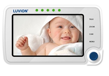 Luvion 71 Supreme Connect Digitales Babyphone mit Videofunktion, 4,3 Zoll Farbbildschirm, Dual-Modus (optional WiFi), weiß - 