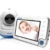 Luvion 71 Supreme Connect Digitales Babyphone mit Videofunktion, 4,3 Zoll Farbbildschirm, Dual-Modus (optional WiFi), weiß -