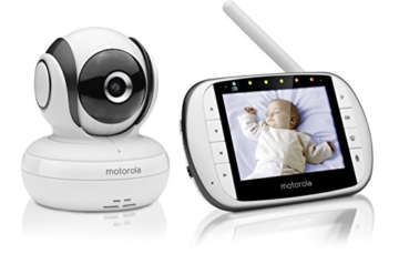 Motorola MBP36S Digitales Video Babyphone mit LC-Display in der Elterneinheit, 3.5 Zoll - 