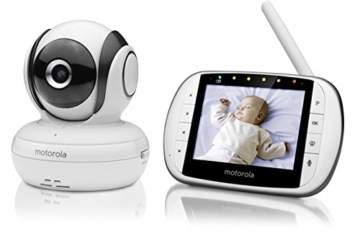 Motorola MBP36S Digitales Video Babyphone mit LC-Display in der Elterneinheit, 3.5 Zoll - 