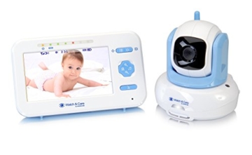 Audioline Watch & Care V300 - Videobabyphone mit automatisch schwenkbarer Kamera -